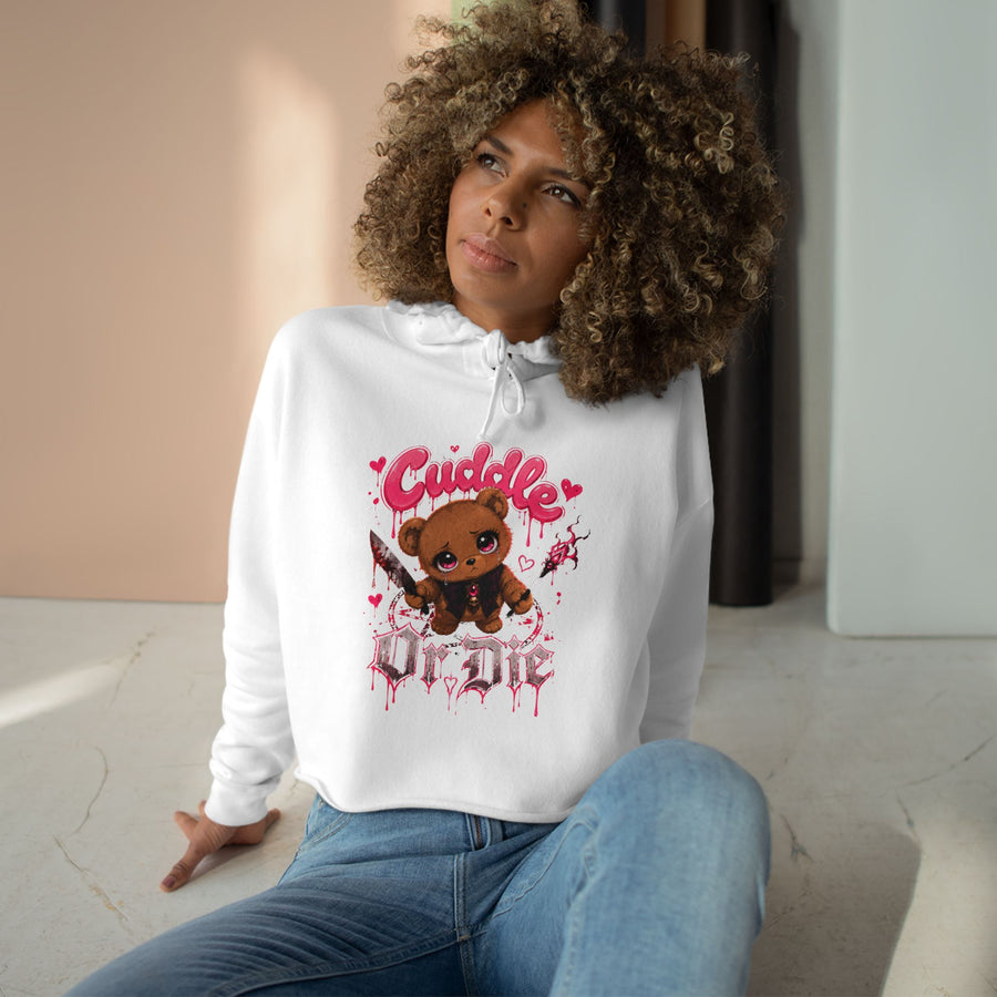 Cuddle1 Crop Hoodie