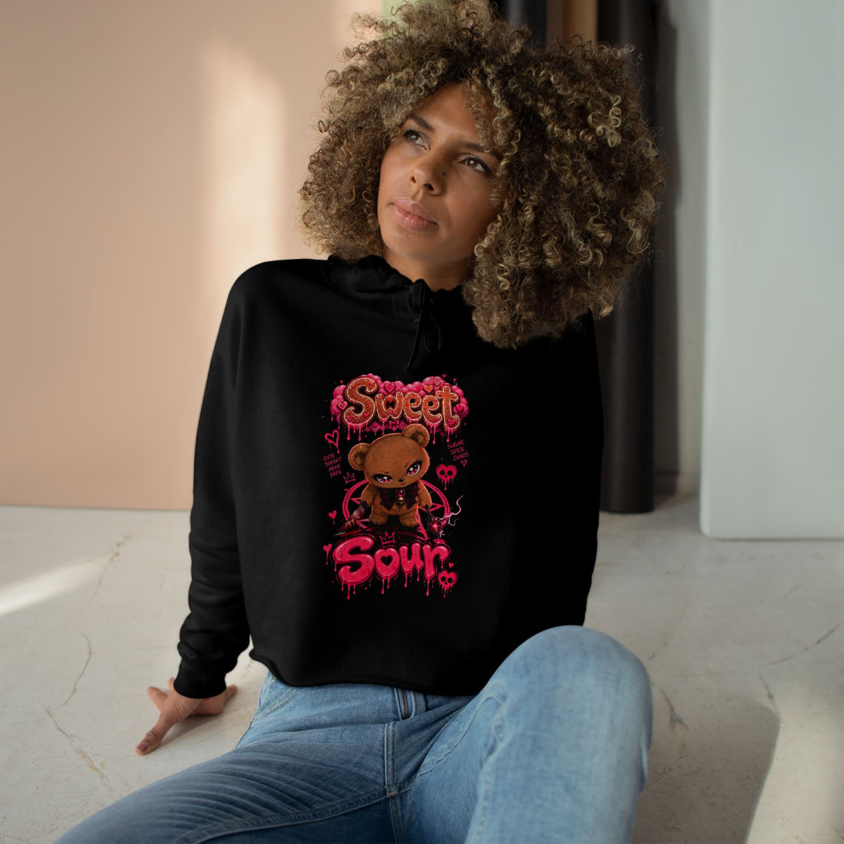 Sweet1 Crop Hoodie