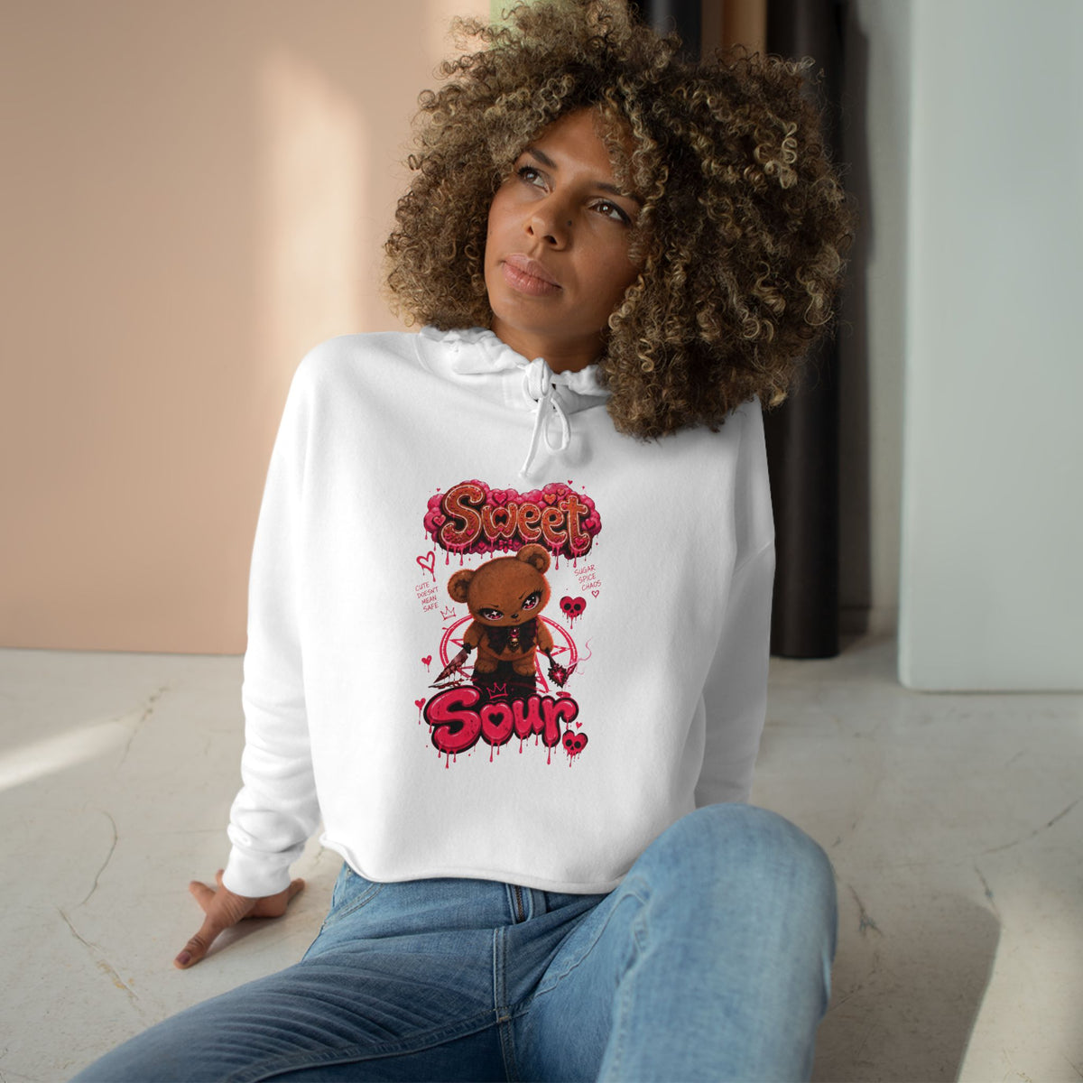 Sweet1 Crop Hoodie