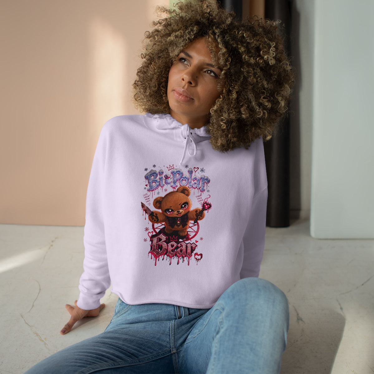 Polar1 Crop Hoodie