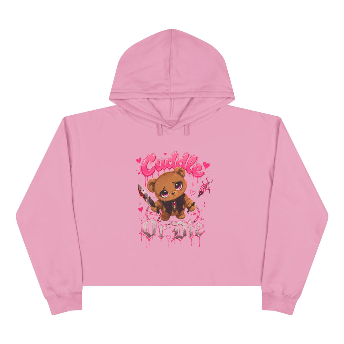 Cuddle1 Crop Hoodie