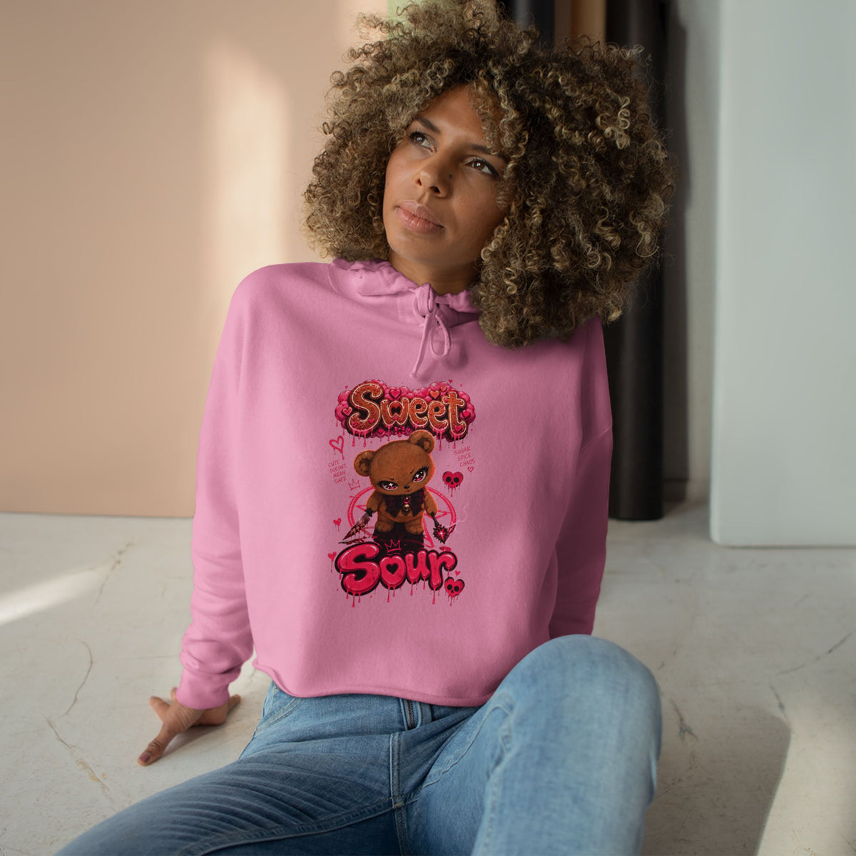 Sweet1 Crop Hoodie