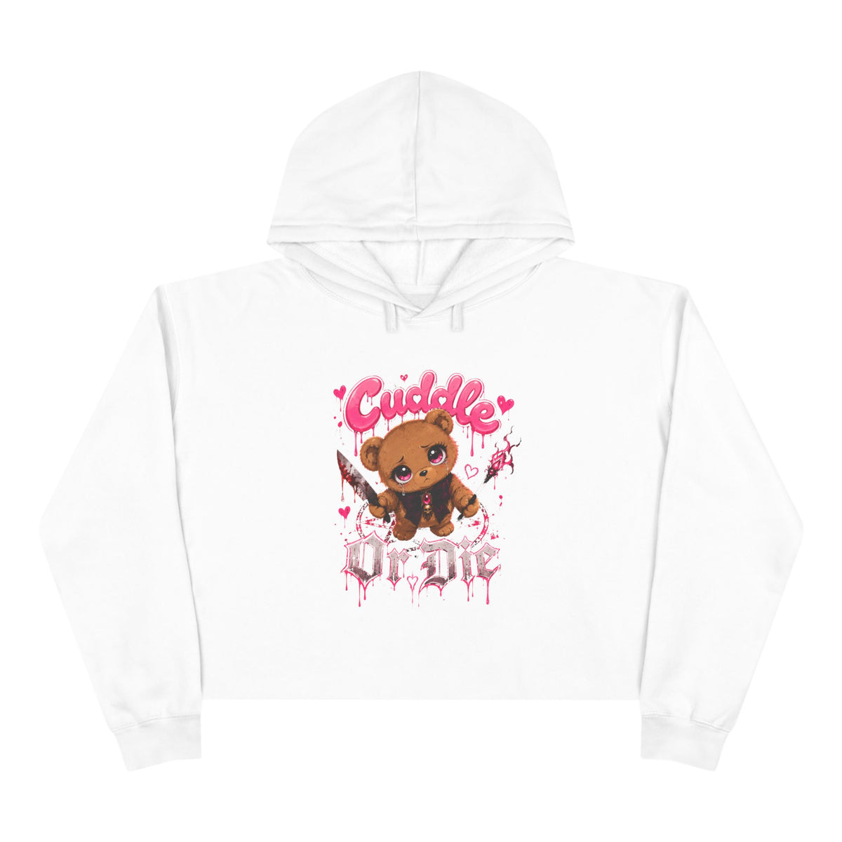Cuddle1 Crop Hoodie