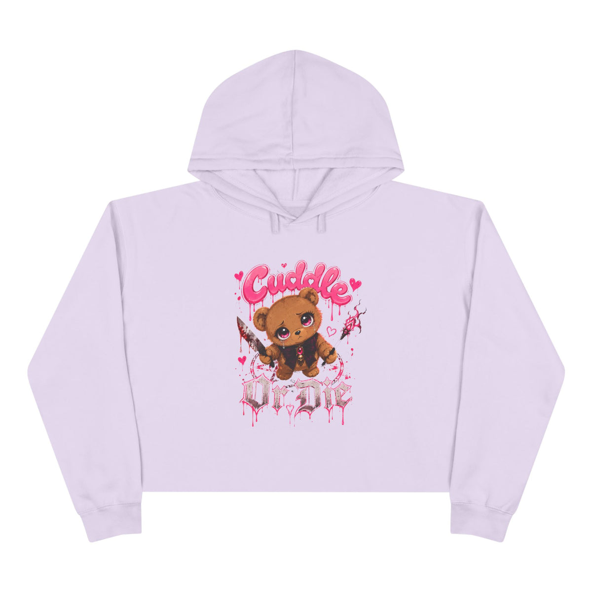 Cuddle1 Crop Hoodie