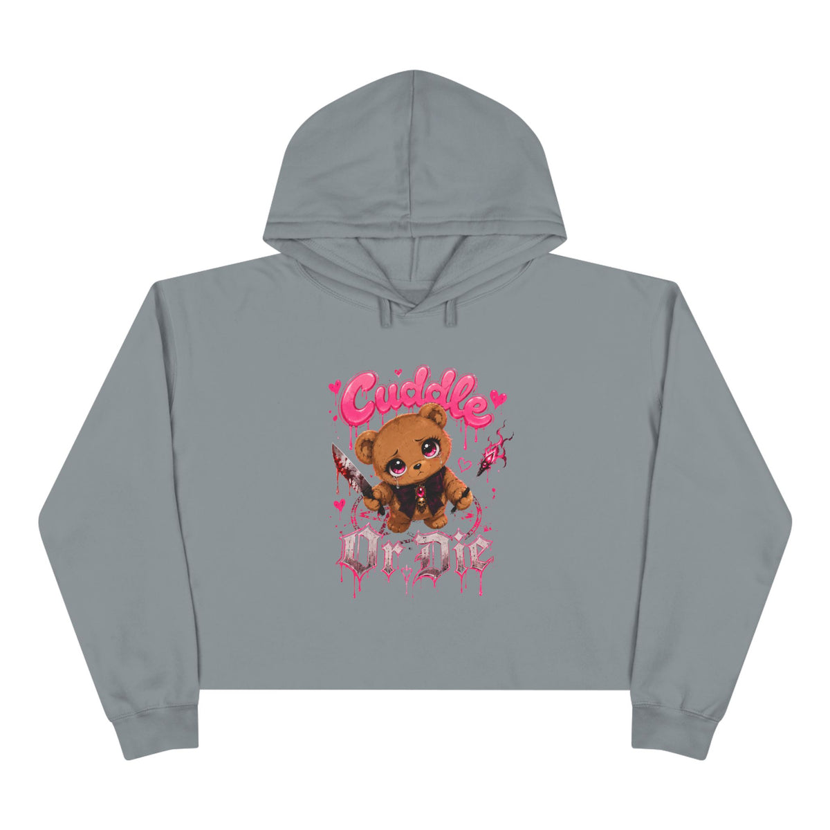 Cuddle1 Crop Hoodie